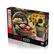 11227 Ks Meyve Ve Ayçiçeği - Fruit And Sunflower 1000 Parça Puzzle