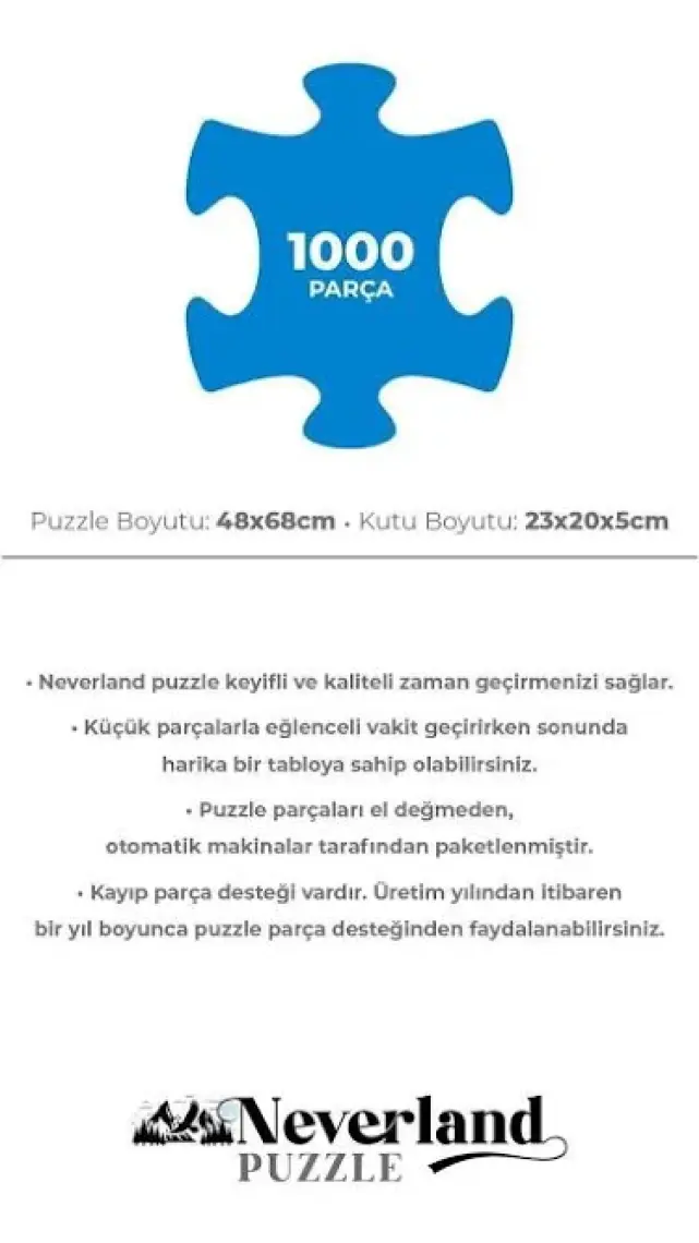Neverland 1000 Parça - Umbrellas (Şemsiyeler)