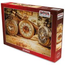 Nova Puzzle 2000 Parça Antika Saatler Puzzle - 46004