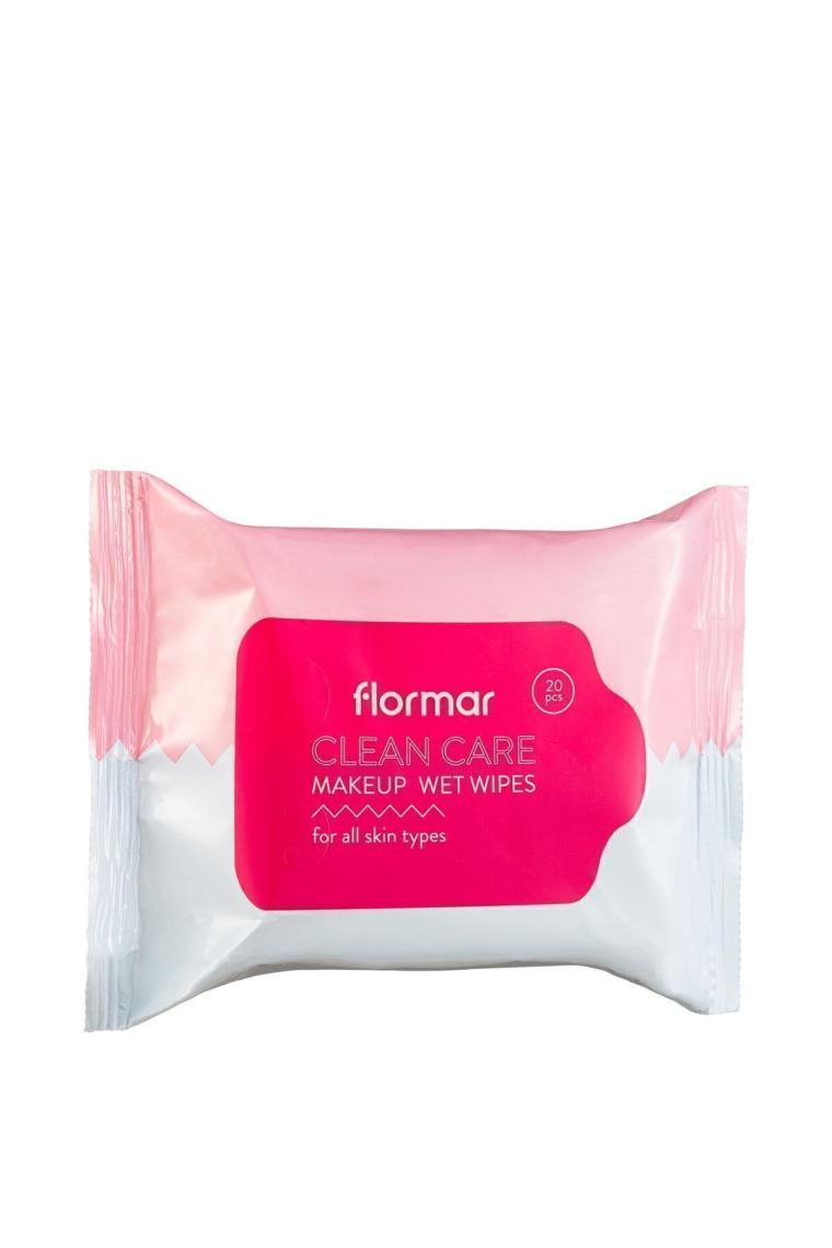 30'lu Yüz-Göz-Dudak Makyaj Temizleme Mendili - Clean Care Wet Wipes - 000 - 8690604557332