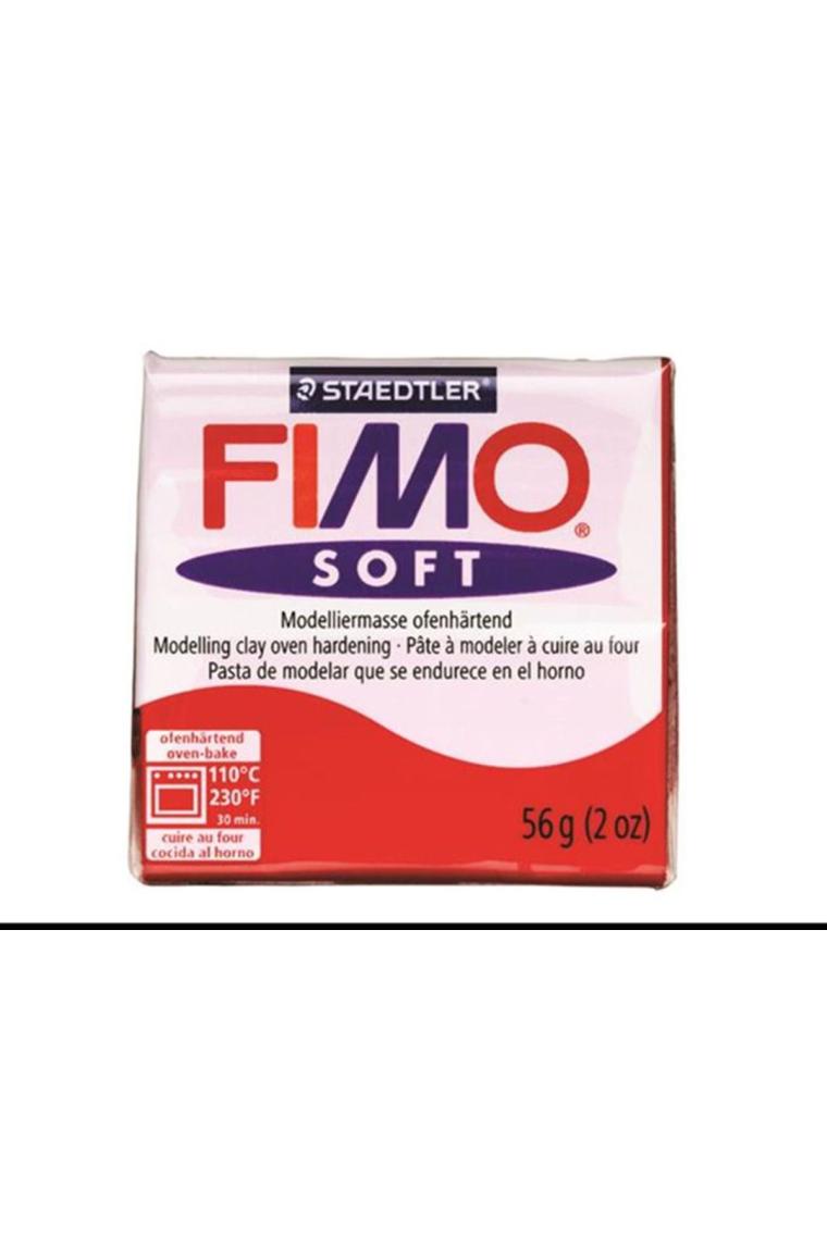 Staedtler Fimo Soft Polimer Kil 57Gr. Christmas Red