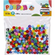 Nova Color Ponpon 10 Mm. 200 Adet NC-880