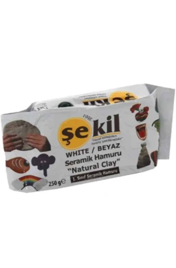 Şekil Beyaz Seramik Hamuru 250 gr