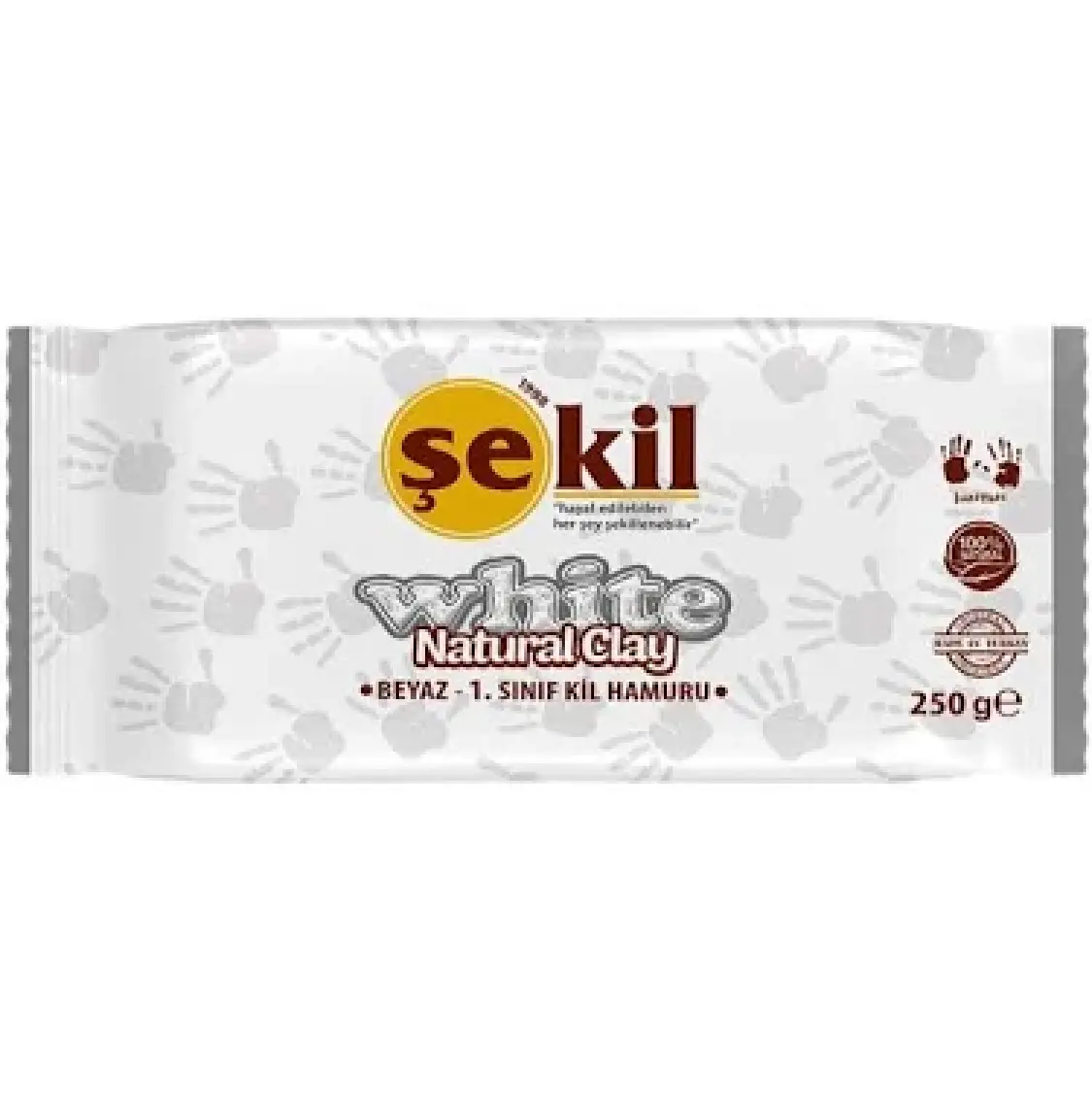 Şekil Beyaz Seramik Hamuru 250 gr