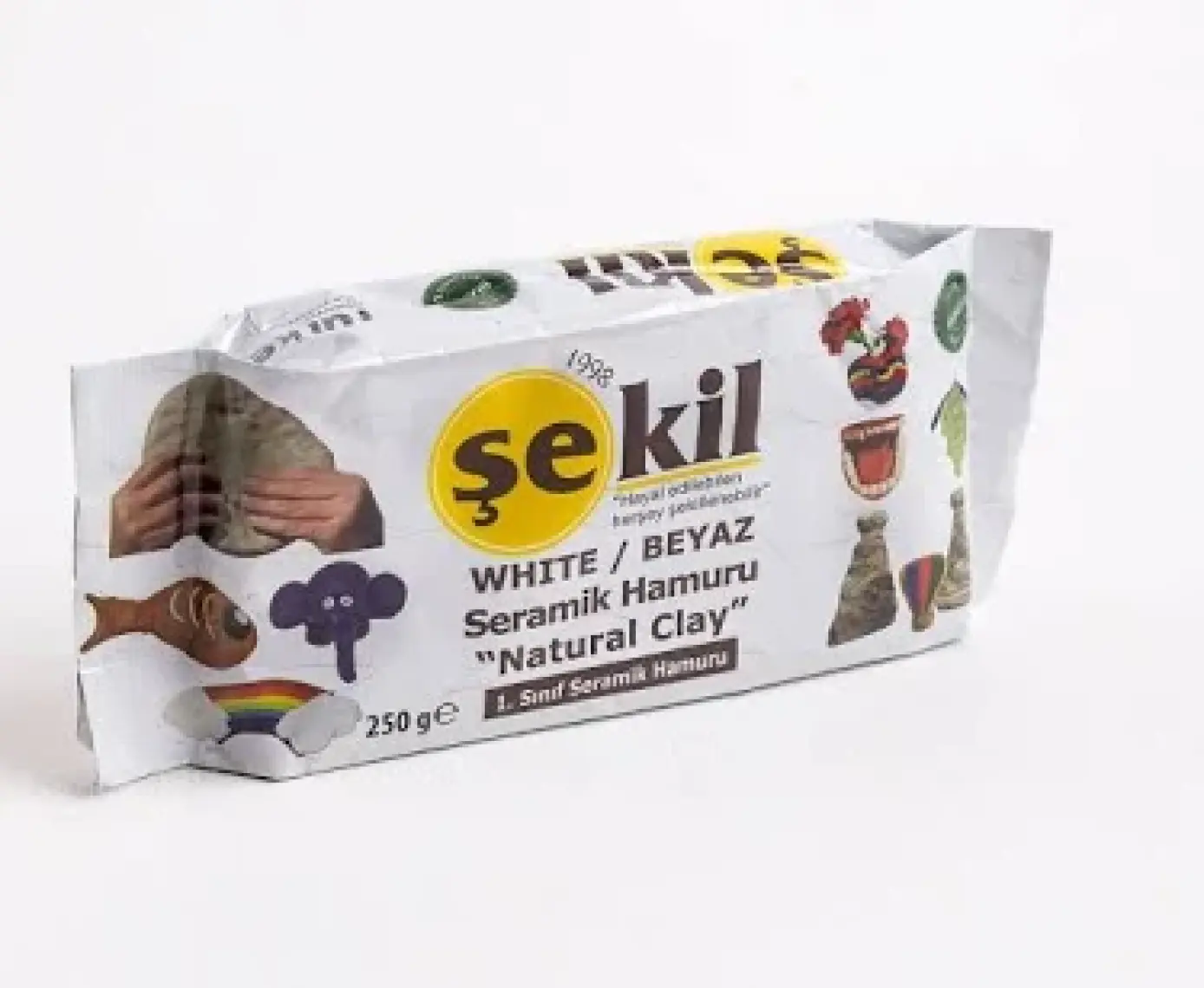 Şekil Beyaz Seramik Hamuru 250 gr