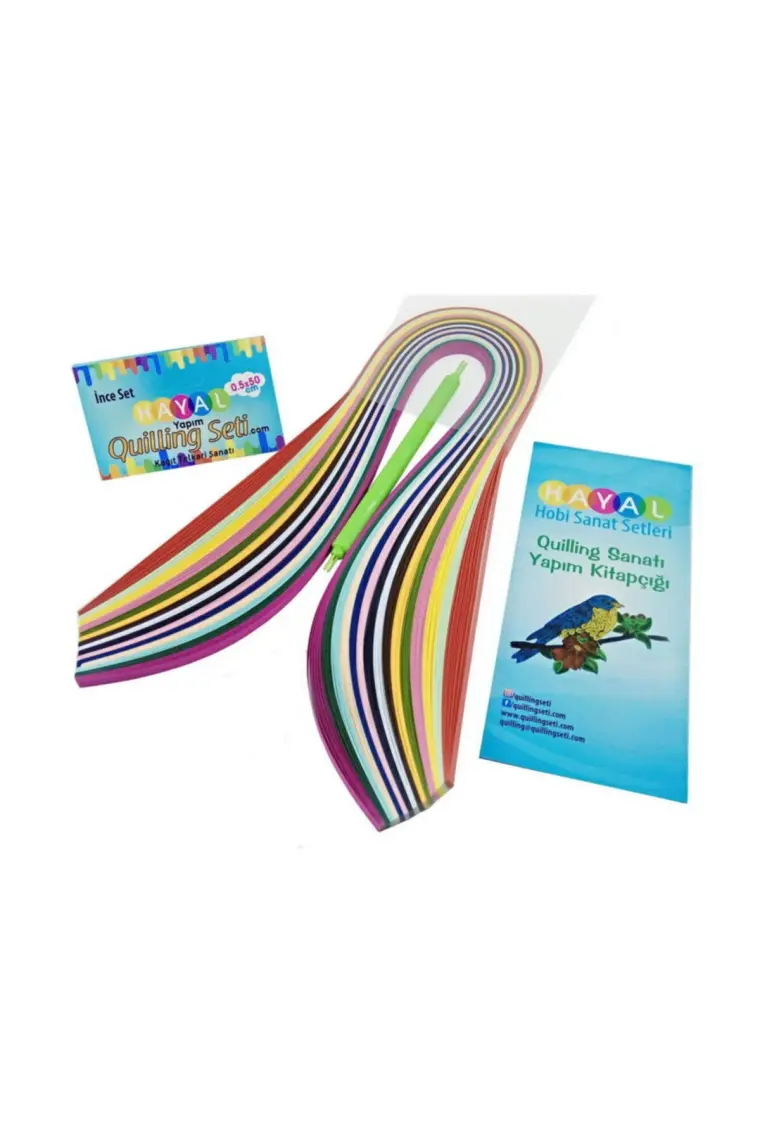 Hayal Hobi Sanat Quilling Öğrenci Seti - Kalın Set