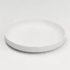 Refsan Dik Kenarlı (Step) Tabak 28 cm | Seramik Bisküvi (Ham Ürün)