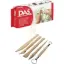 Das Beyaz Seramik Kili 500 gr Modelaj Kalemi Ebeşuar 5 Li Ahşap Set H.s Das Seramik -BEYAZ500GR-MOD
