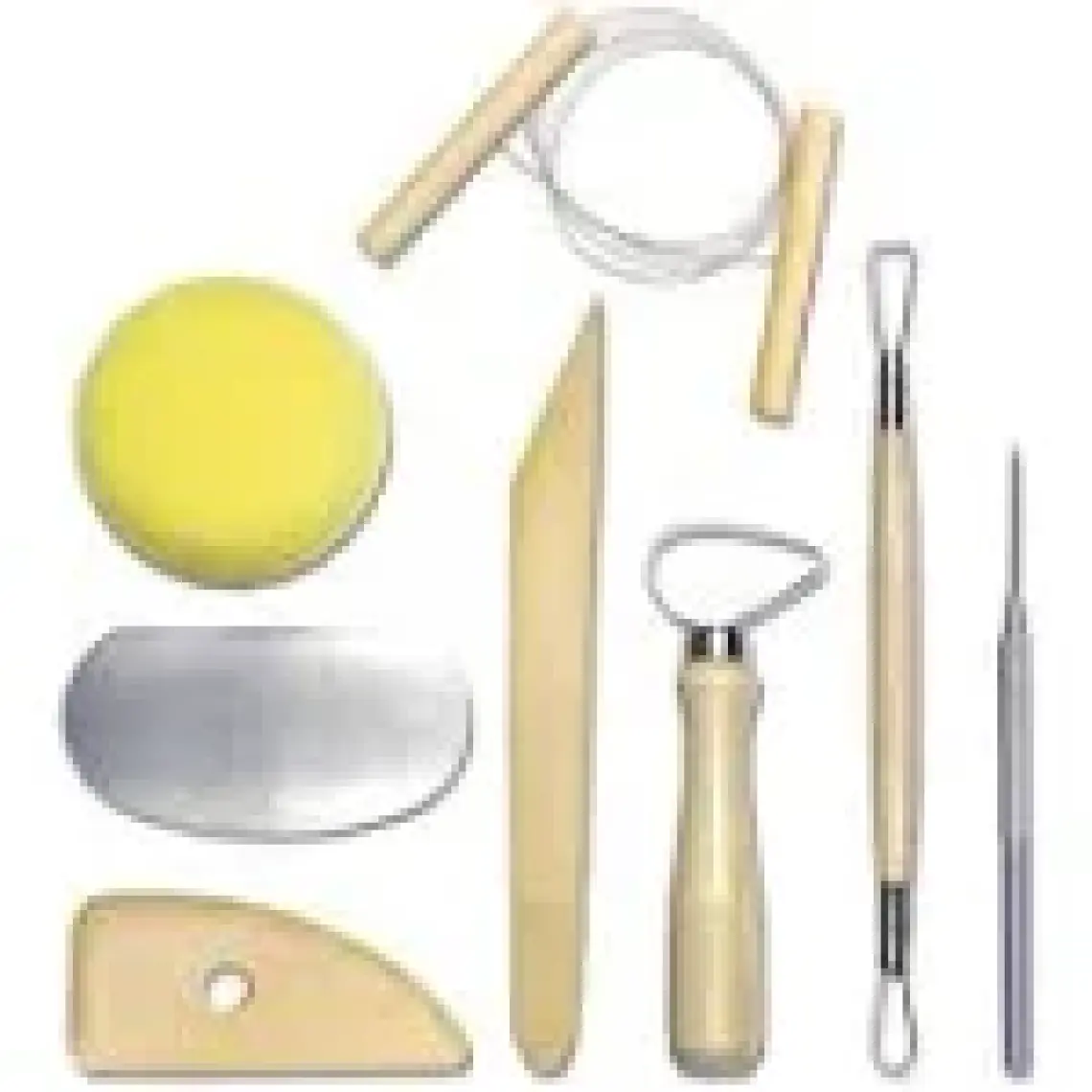 Lutart Seramik Başlangıç Seti 8 Parça (Pottery Tool Kit)