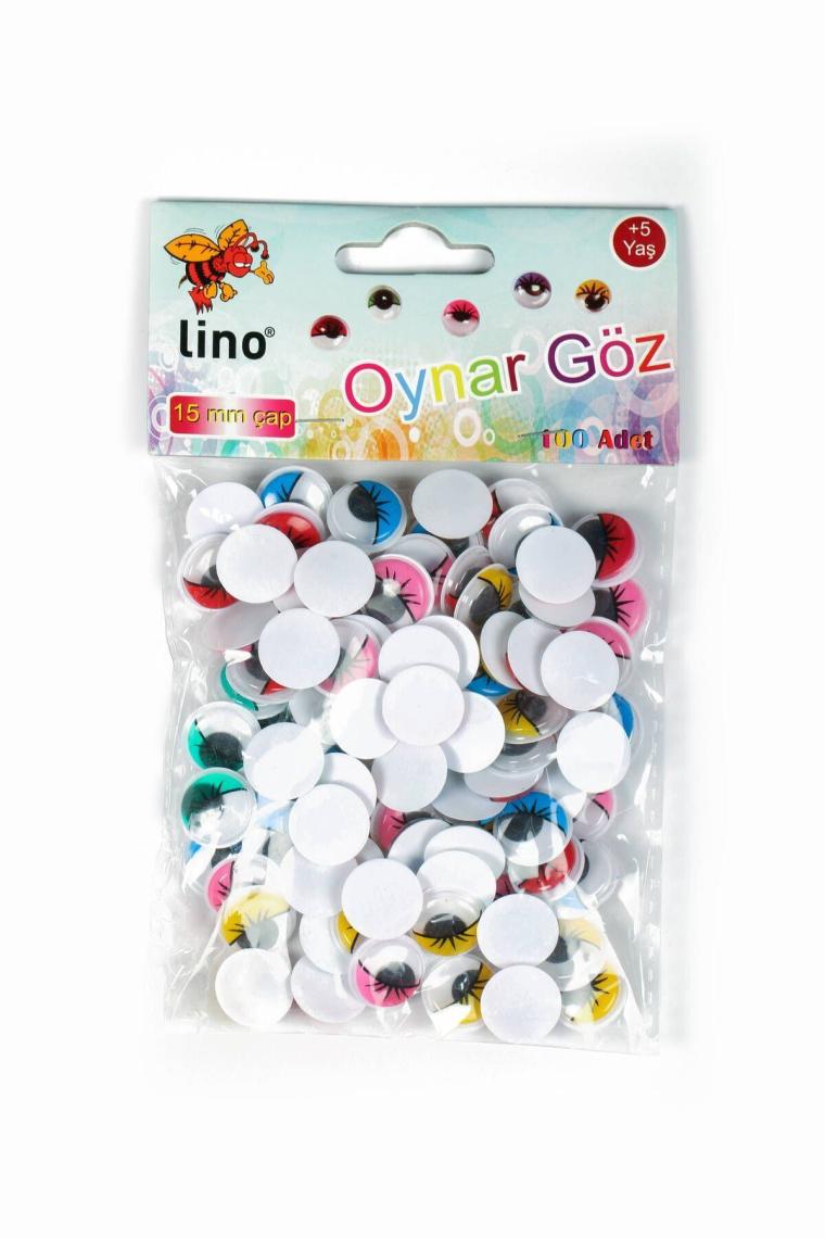 Karadenız Rbz 015 Oynar Göz 15 Mm. Renklı 100Lü