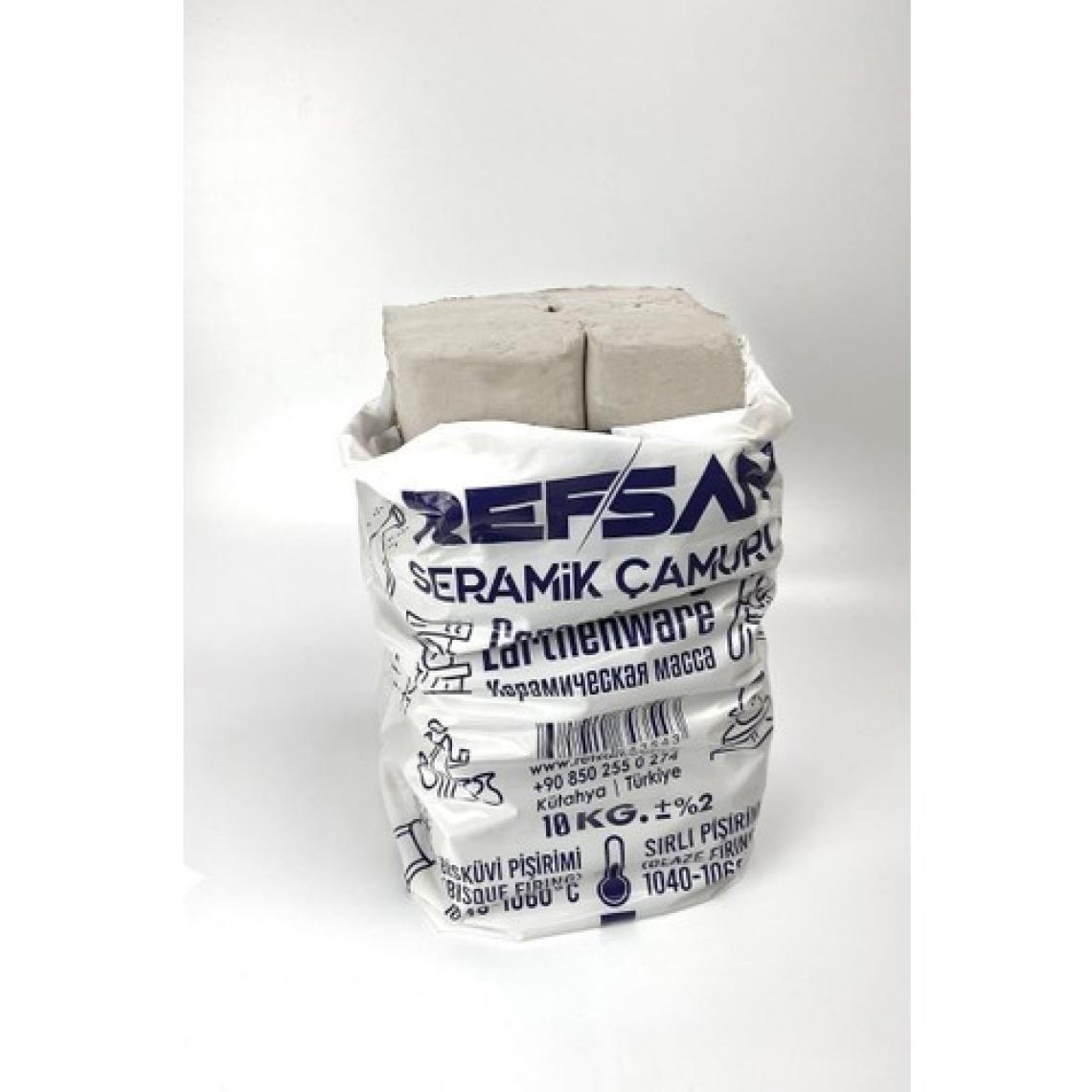 Refsan 756 Seramik Çamuru (Seramik Kili) Vakumlu - 10 kg