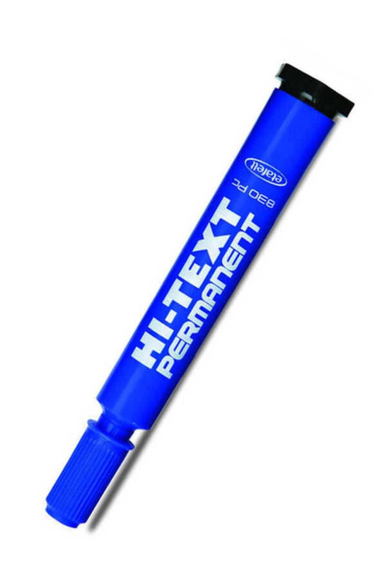 Hi-Text Permanent Markör Yuvarlak Uç Mavi 830PB