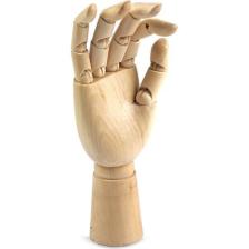 Ahşap Model Mankeni Sağ El Erkek 30 Cm.