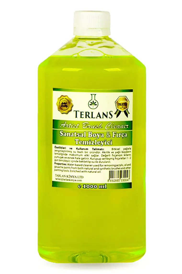 Terlans Sanatsal Boya Ve Fırça Temizleyici 1000 Ml