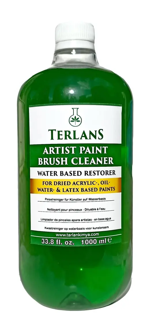 Terlans Sanatsal Boya Ve Fırça Temizleyici 1000 Ml