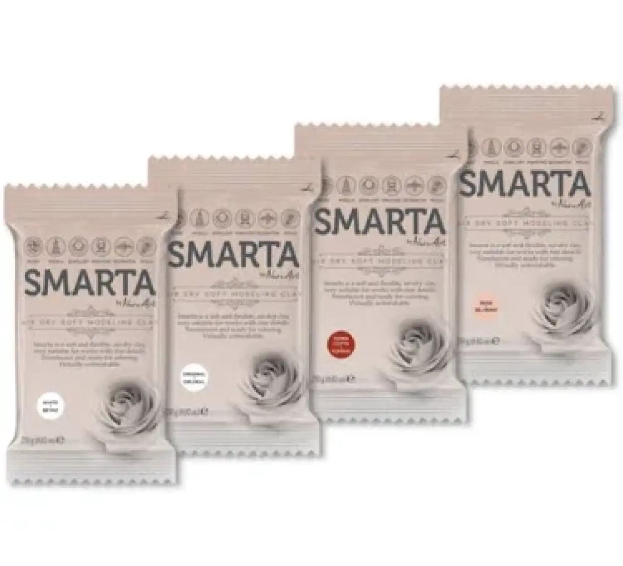 Smarta Havayla Kuruyan Modelleme Hamuru 250 gr Toprak