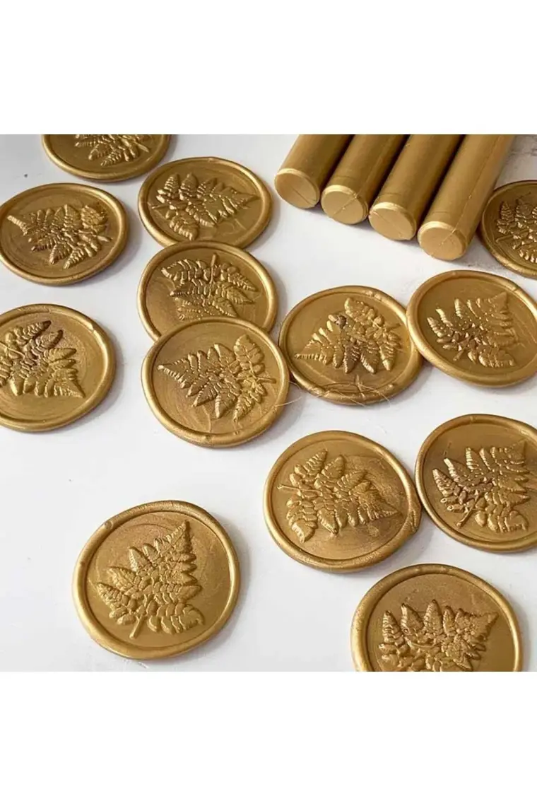 Profisher Mühür Mumu Çubuk Sıcak Tutkal 7mm x 20CM 6’lı Metalik Gold