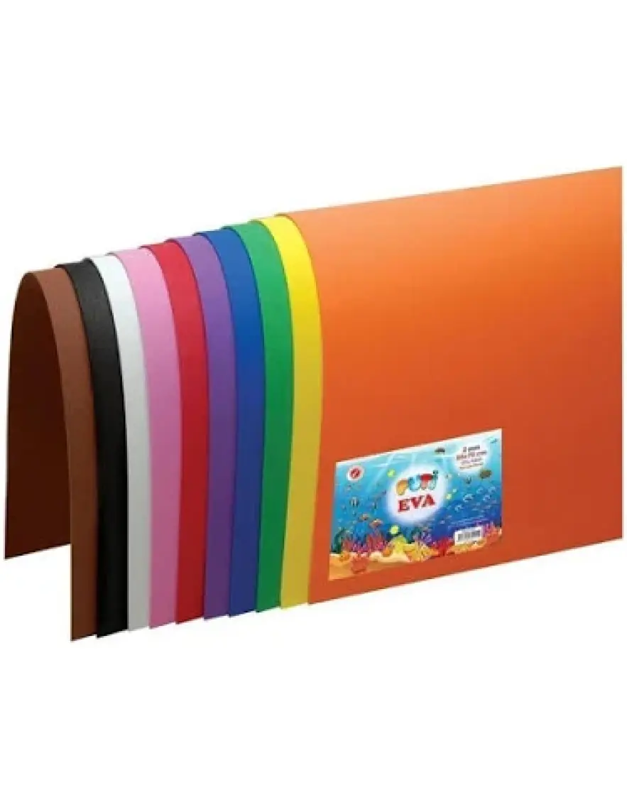 Eva 50x70 cm 2 mm 10 Karışık Renk