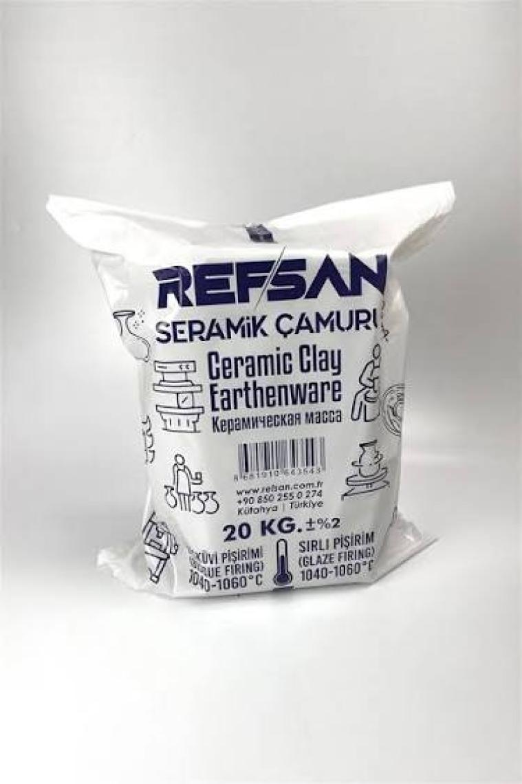 Refsan 756 Vakumlu Seramik Çamuru - 20 Kg