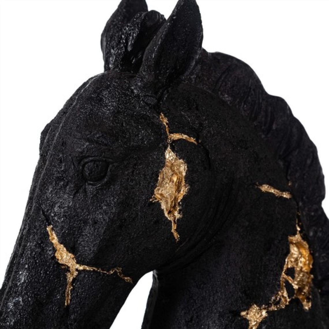 Antıque Horse Büst Biblo 15X25X38CM