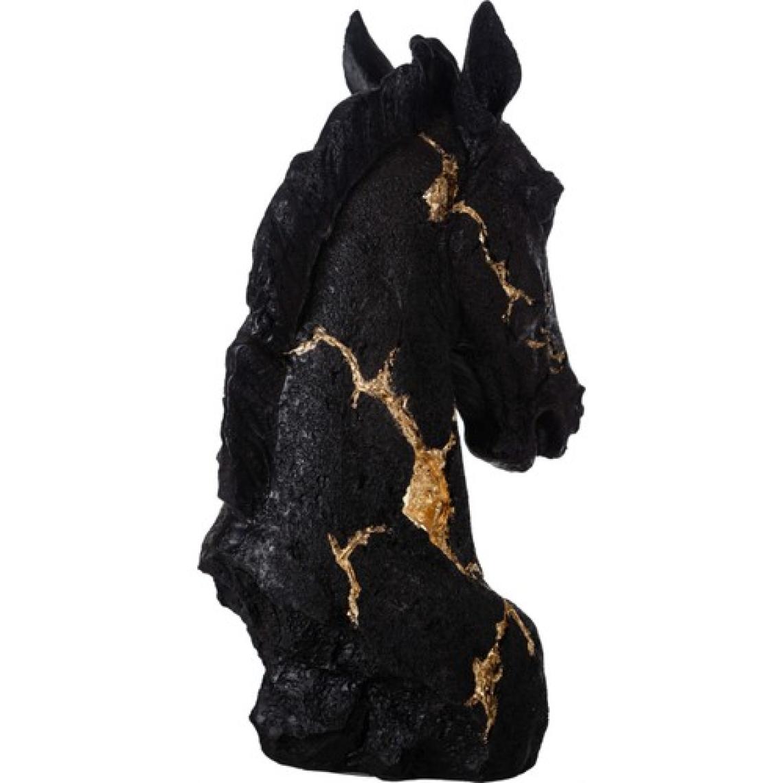 Antıque Horse Büst Biblo 15X25X38CM