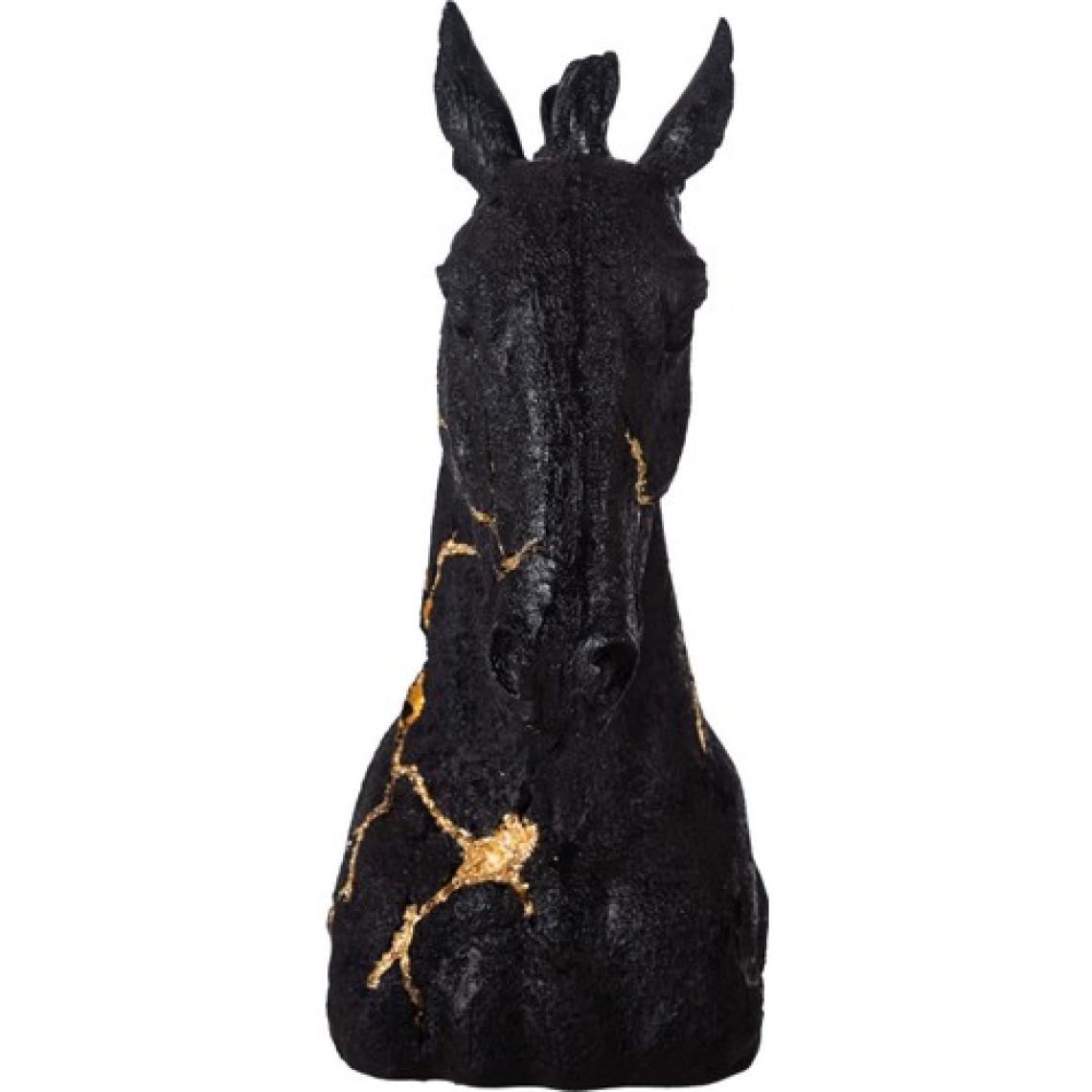 Antıque Horse Büst Biblo 15X25X38CM