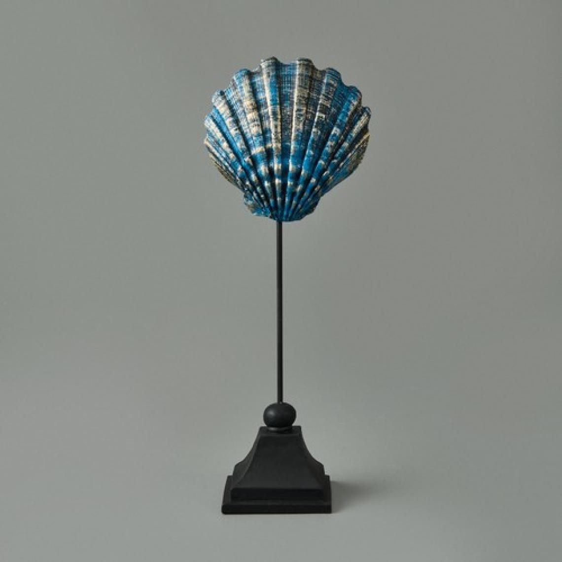 Evidea Deco Seashell Dekor - Mavi / Gold - 32 cm