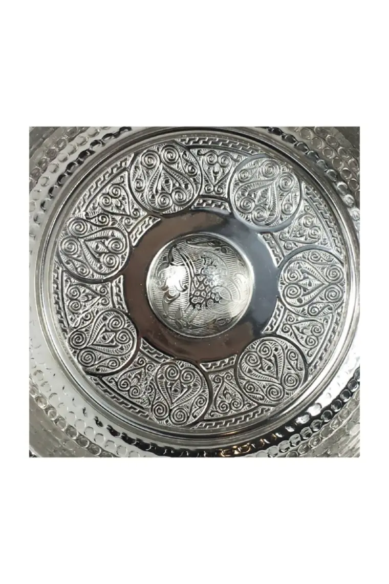 Shark Anadolu Makina Baskı Bakır Hamam Tası 15Cm