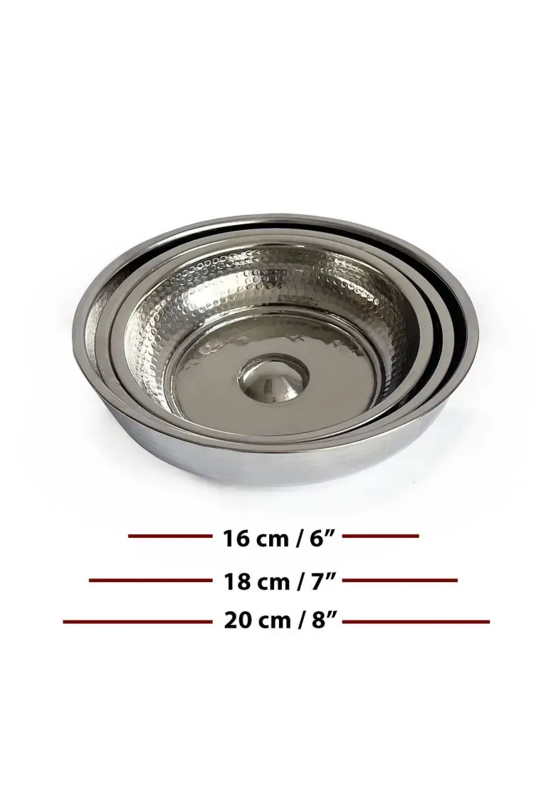 Shark Anadolu Makina Baskı Bakır Hamam Tası 15Cm