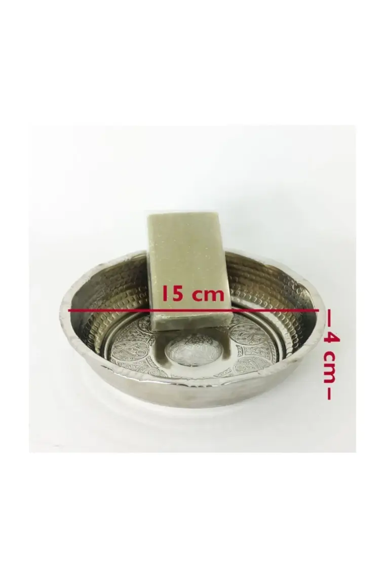 Shark Anadolu Makina Baskı Bakır Hamam Tası 15Cm
