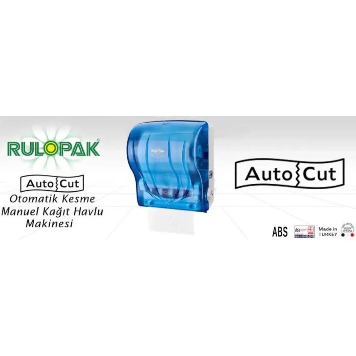 Rulopak Sensörlü Kağıt Havlu Dispenseri 21 Cm Siyah