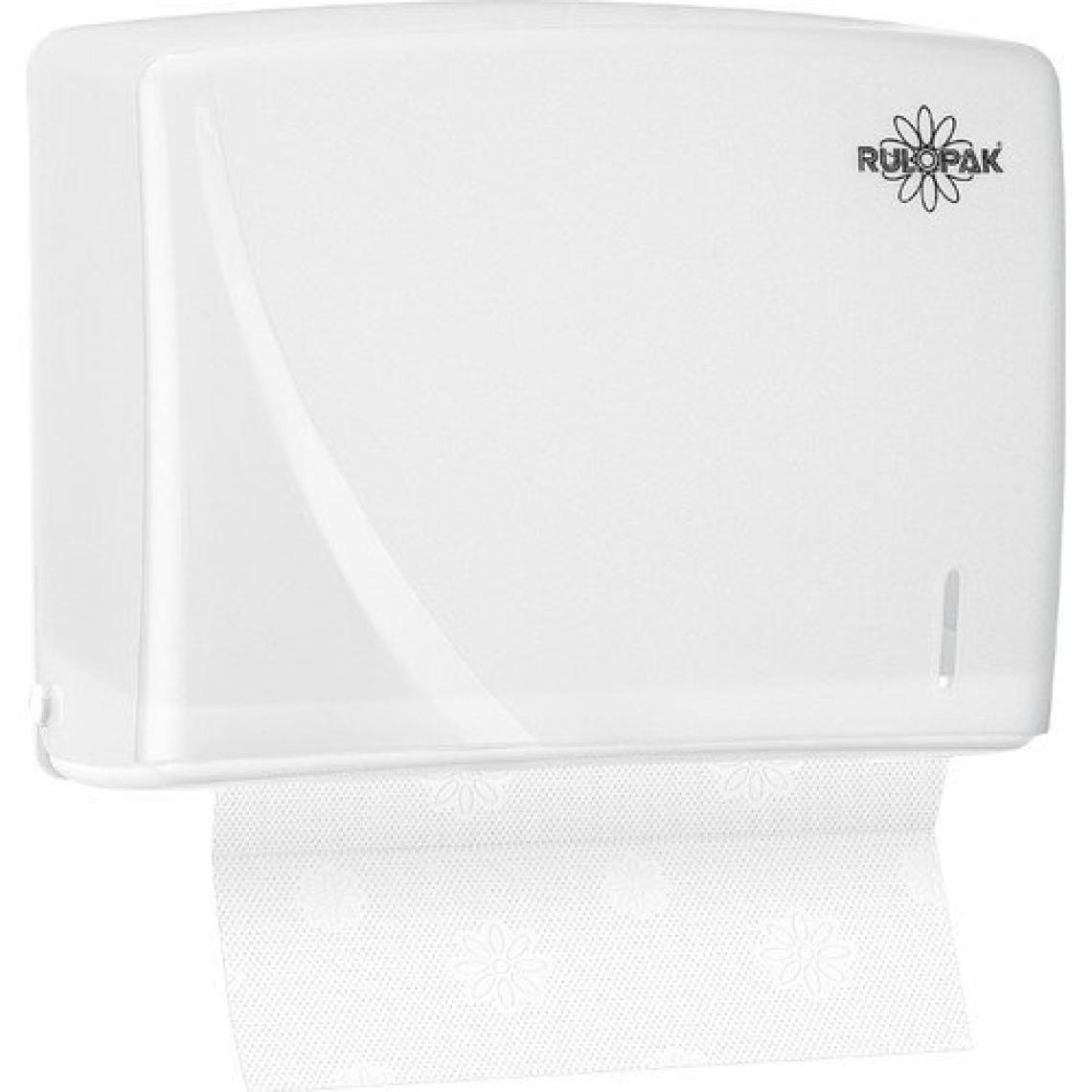 Rulopak Modern Z Katlama Kağıt Havlu Dispenseri 200’Lü Beyaz