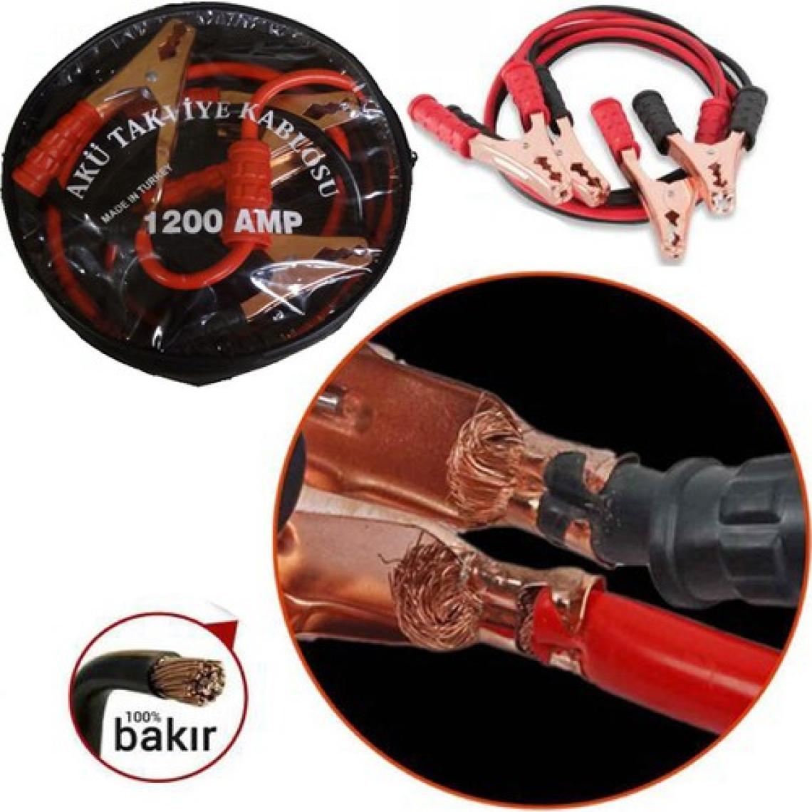 Gecko Akü Takviye Kablosu 1200 Amper Taşıma Çantalı