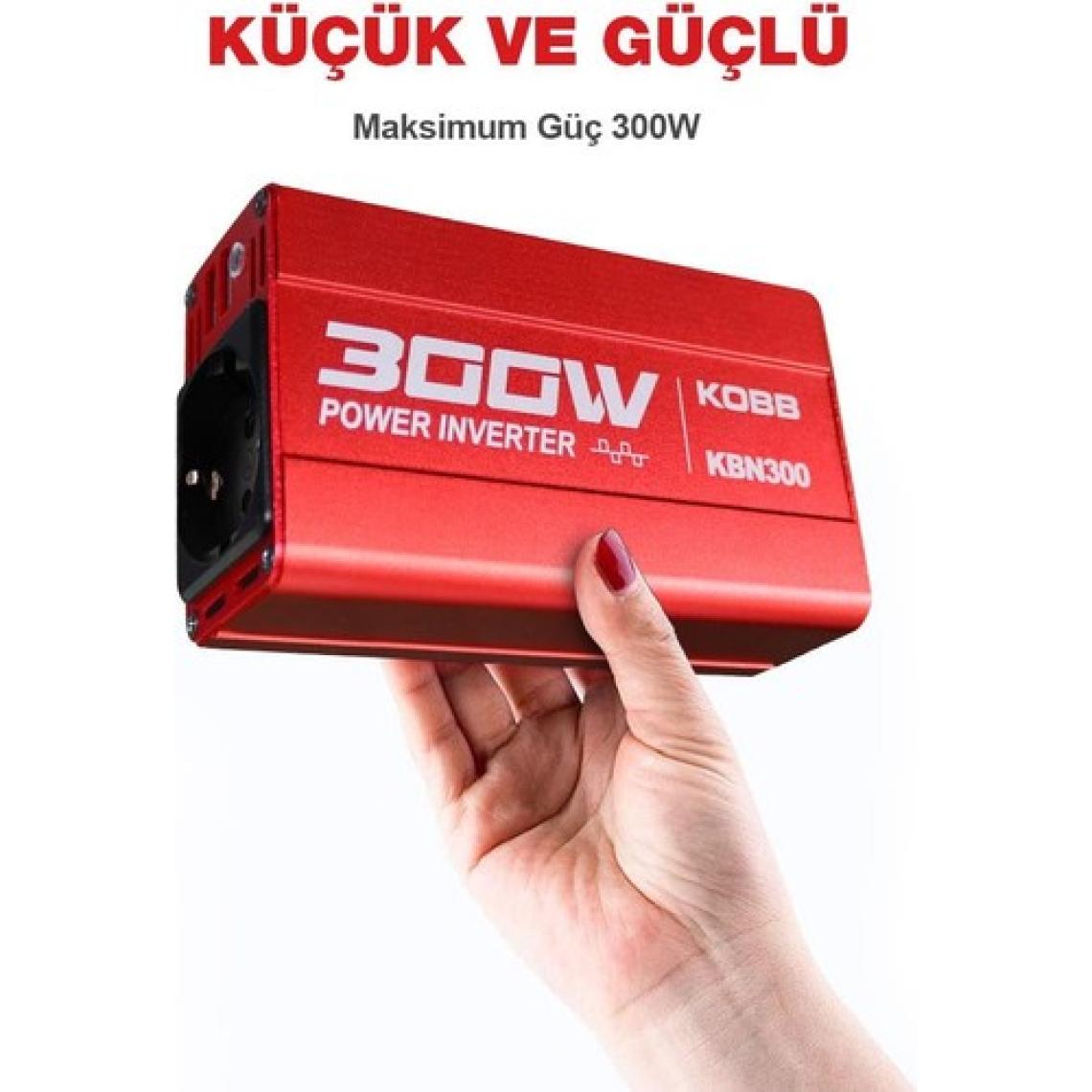 Kobb KBN300 12V/220V 300WATT Modifiye Sinüs Dönüştürücü Invertör
