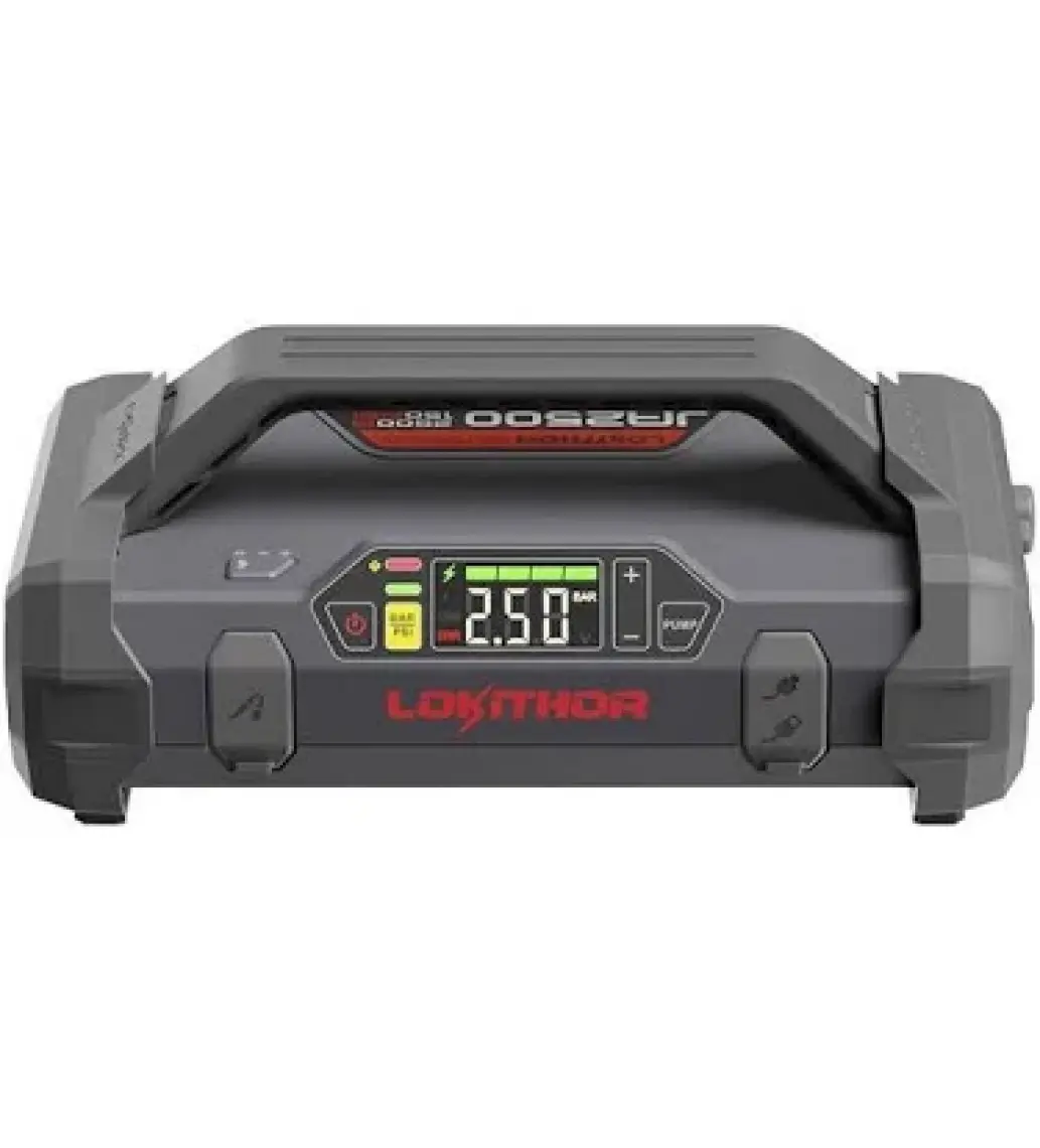 Lokithor JA2500 12V 2500AMP Lifepo4 Akıllı Akü Takviye + Pompa + Powerbank + LED Lamba