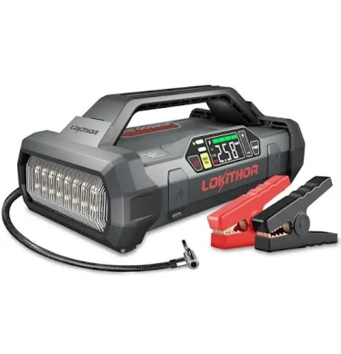 Lokithor JA2500 12V 2500AMP Lifepo4 Akıllı Akü Takviye + Pompa + Powerbank + LED Lamba