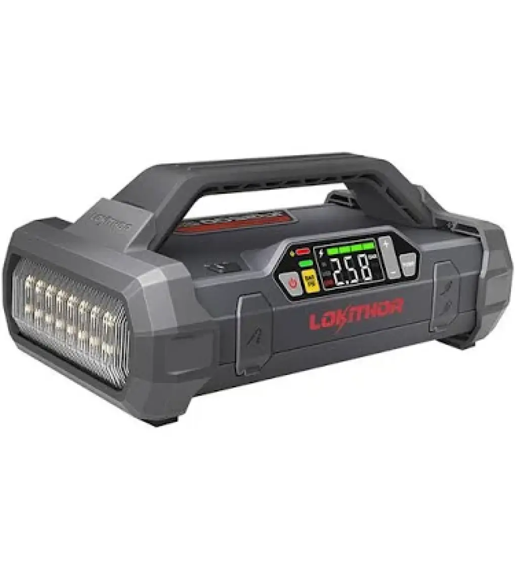 Lokithor JA2500 12V 2500AMP Lifepo4 Akıllı Akü Takviye + Pompa + Powerbank + LED Lamba