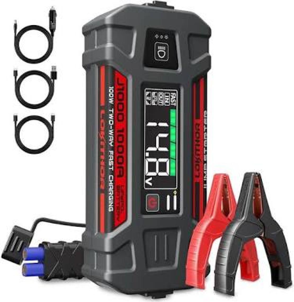 Lokithor J1000 12V 1000AMP Lifepo4 Akıllı Akü Takviye + Powerbank + LED Lamba
