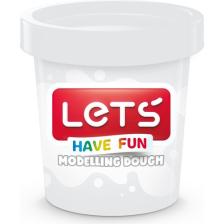 Lets Oyun Hamuru Tek Renk Beyaz 150 Gr L-8340-5