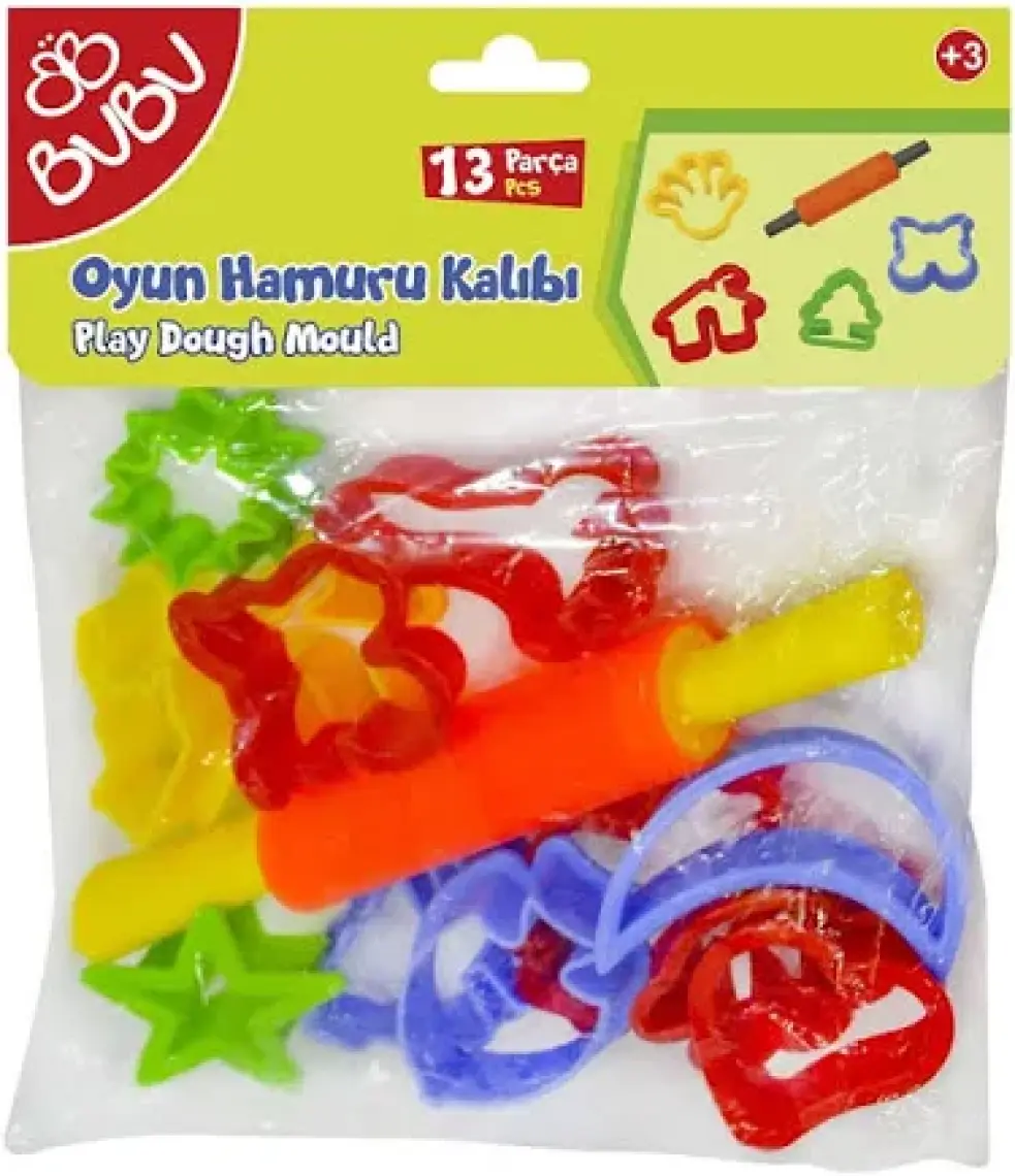 Bubu Merdaneli Oyun Hamuru Kalıbı Seti 13 Parça