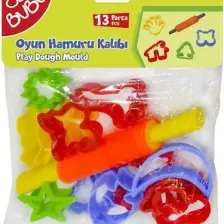 Bubu Merdaneli Oyun Hamuru Kalıbı Seti 13 Parça