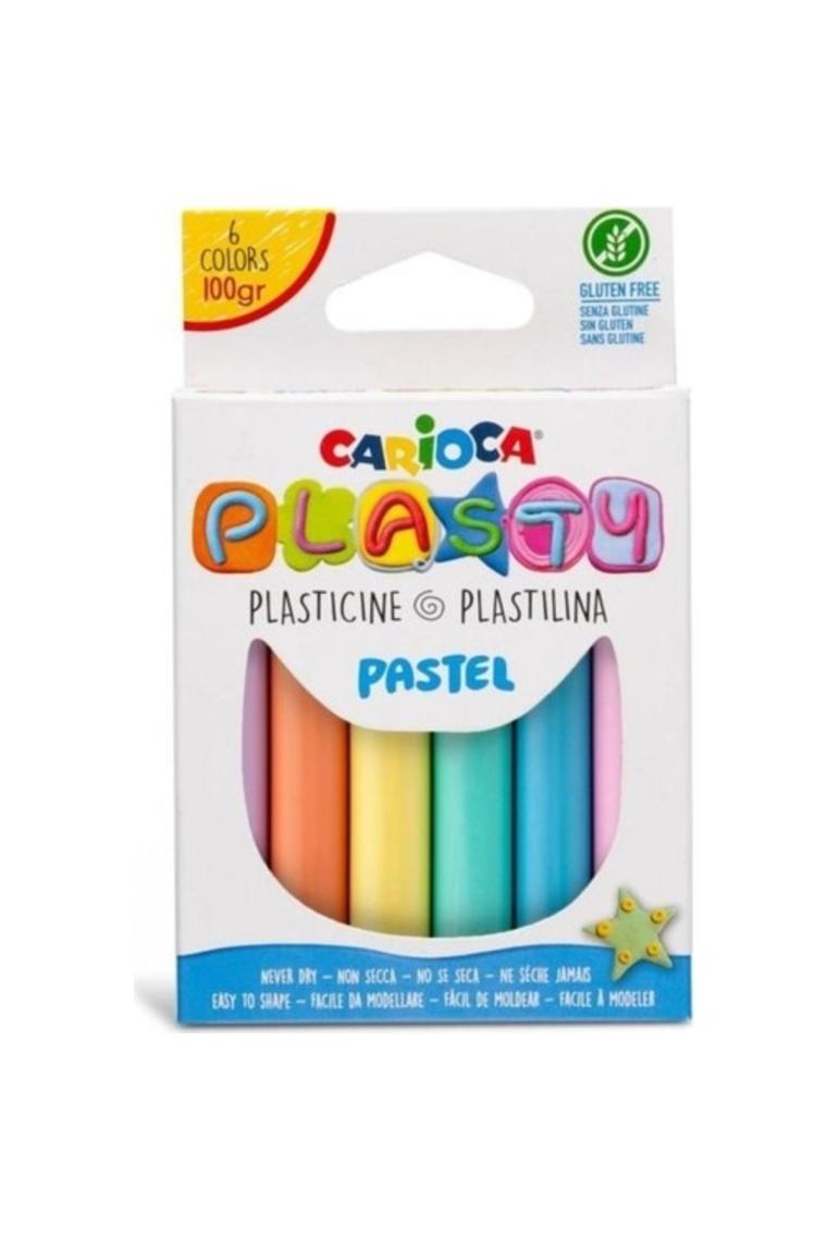Plasty Kurumayan Oyun Hamuru - 6 Pastel Renk 100 gr