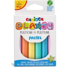 Plasty Kurumayan Oyun Hamuru - 6 Pastel Renk 100 gr