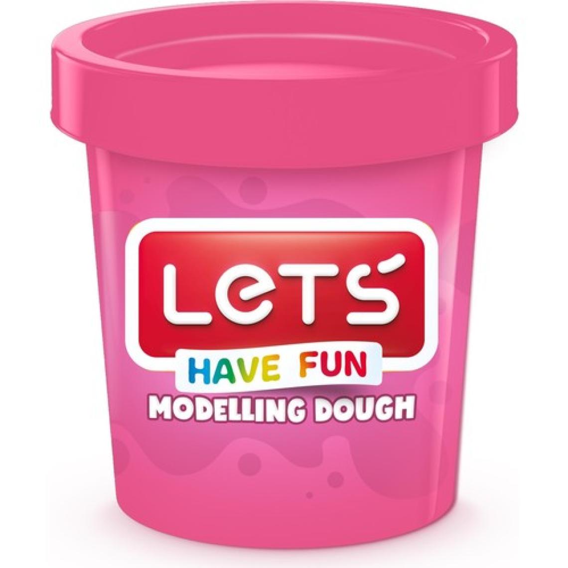 Lets Oyun Hamuru Tek Renk Pembe 150 Gr L-8340-7