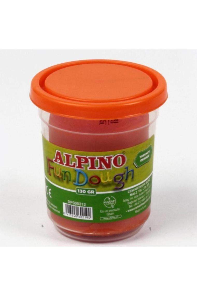 Alpino Tek Renk Oyun Hamuru Turuncu 130 Gr. Dp000312