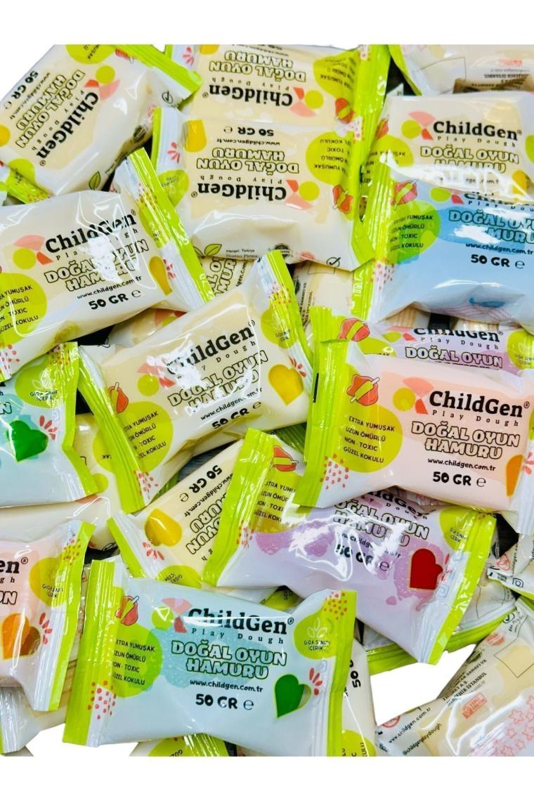 ChildGen Doğal Oyun Hamuru -10'lu Minipack - (10X50GR)