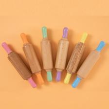 Mini Ahşap Merdane-sarı