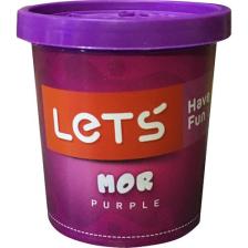 Lets Tek Renk Oyun Hamuru Mor 150 gr.