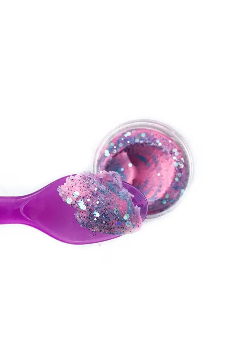 MammaComica Sweet Sparkle Simli Renkli Oyun Hamuru - 130 gr, Tek Parça, Pembe ve Mavi Tonlarda, Güvenli Malzemeden Eğlenceli Aktivite