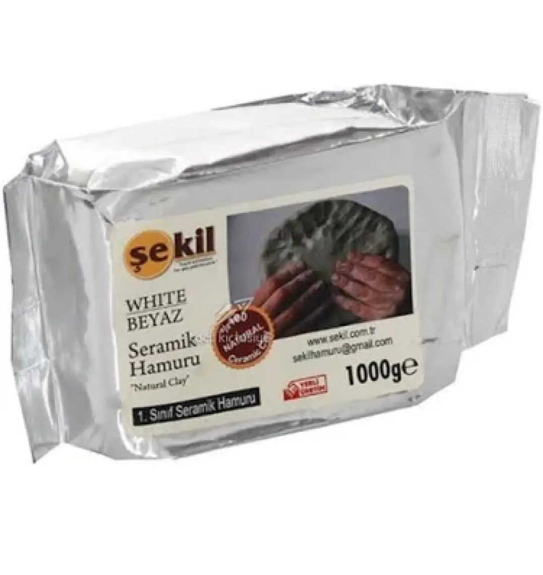 Şekil Beyaz Seramik Hamuru 1000 Gr.